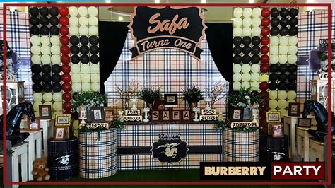 burberry themed party|Unique and Stylish Burberry Party Theme Ideas .